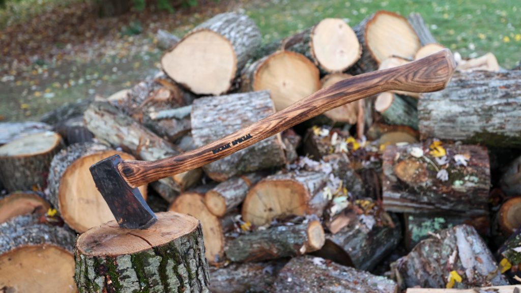 Splitting Firewood with Buckin Special NickPixelTV