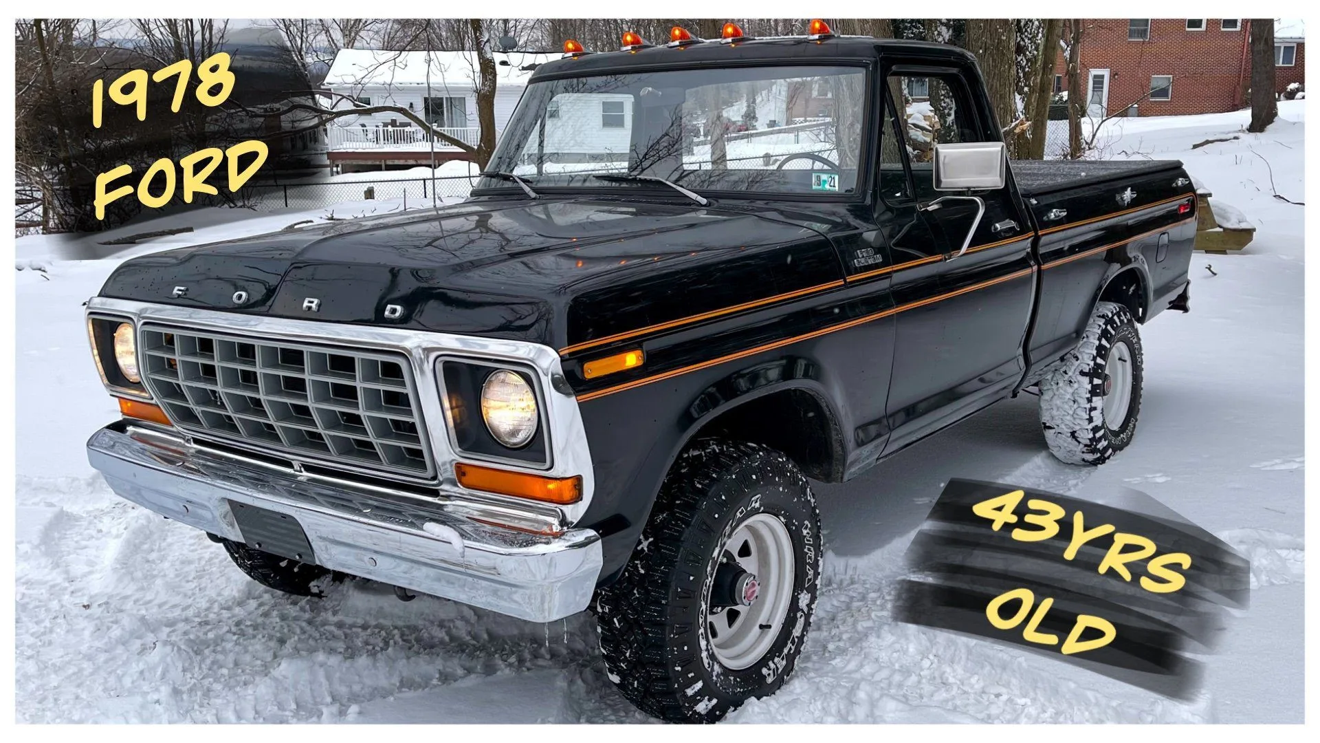 Survivor 1978 Ford F150 4x4 at 43 years old