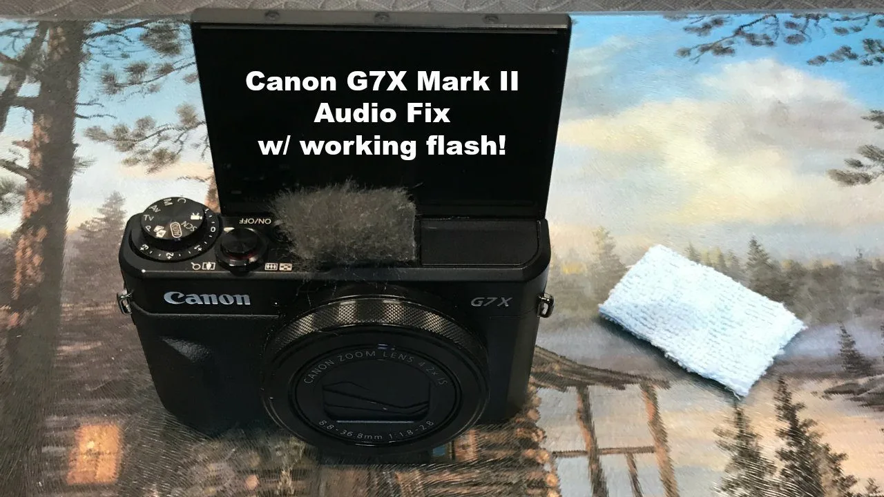 Canon G7X Mark II - Cheap Audio Fix
