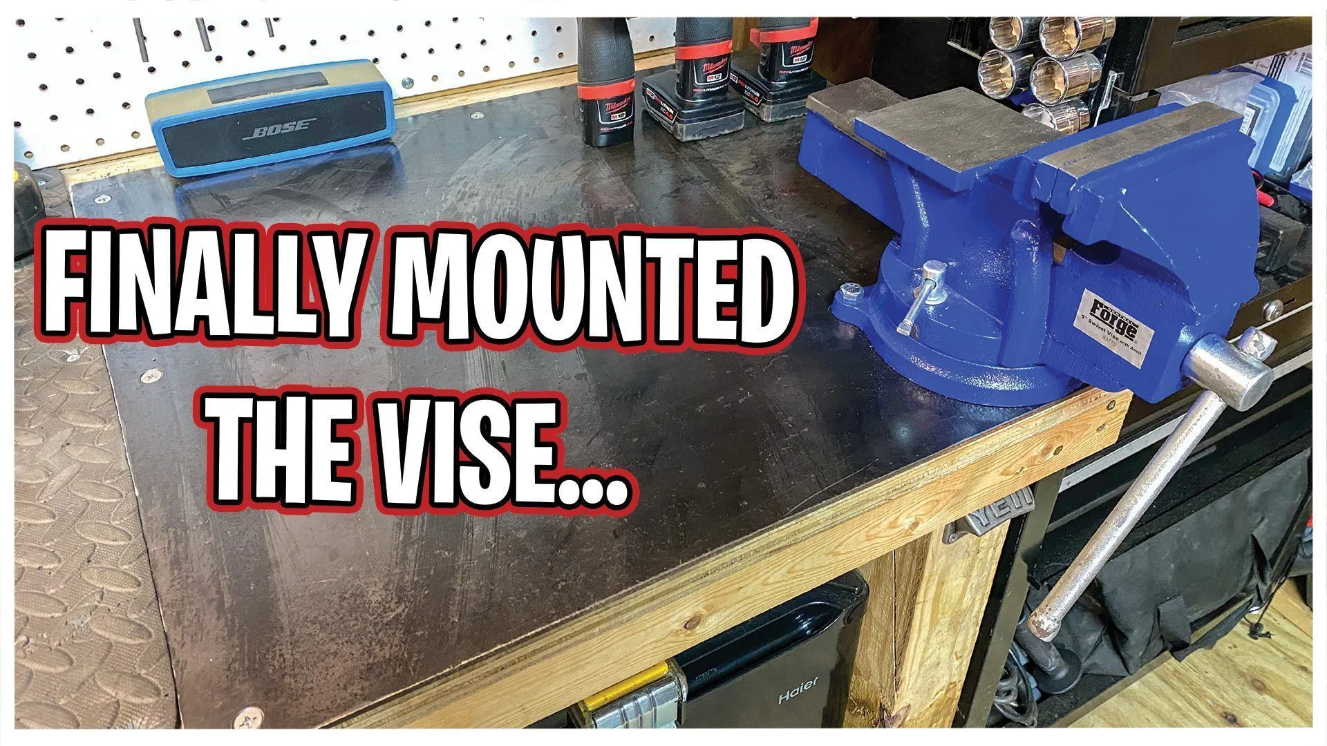 Installing Harbor Freight 5" Bench Vise