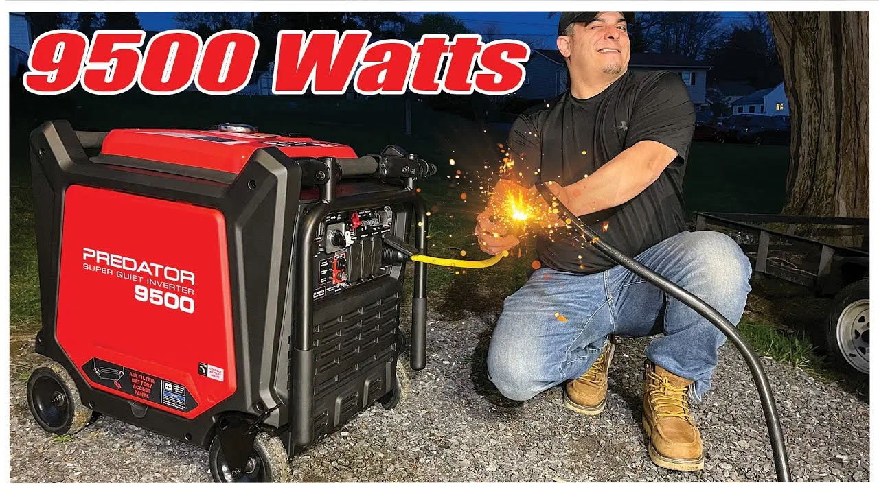 The Predator 9500w Generator is here